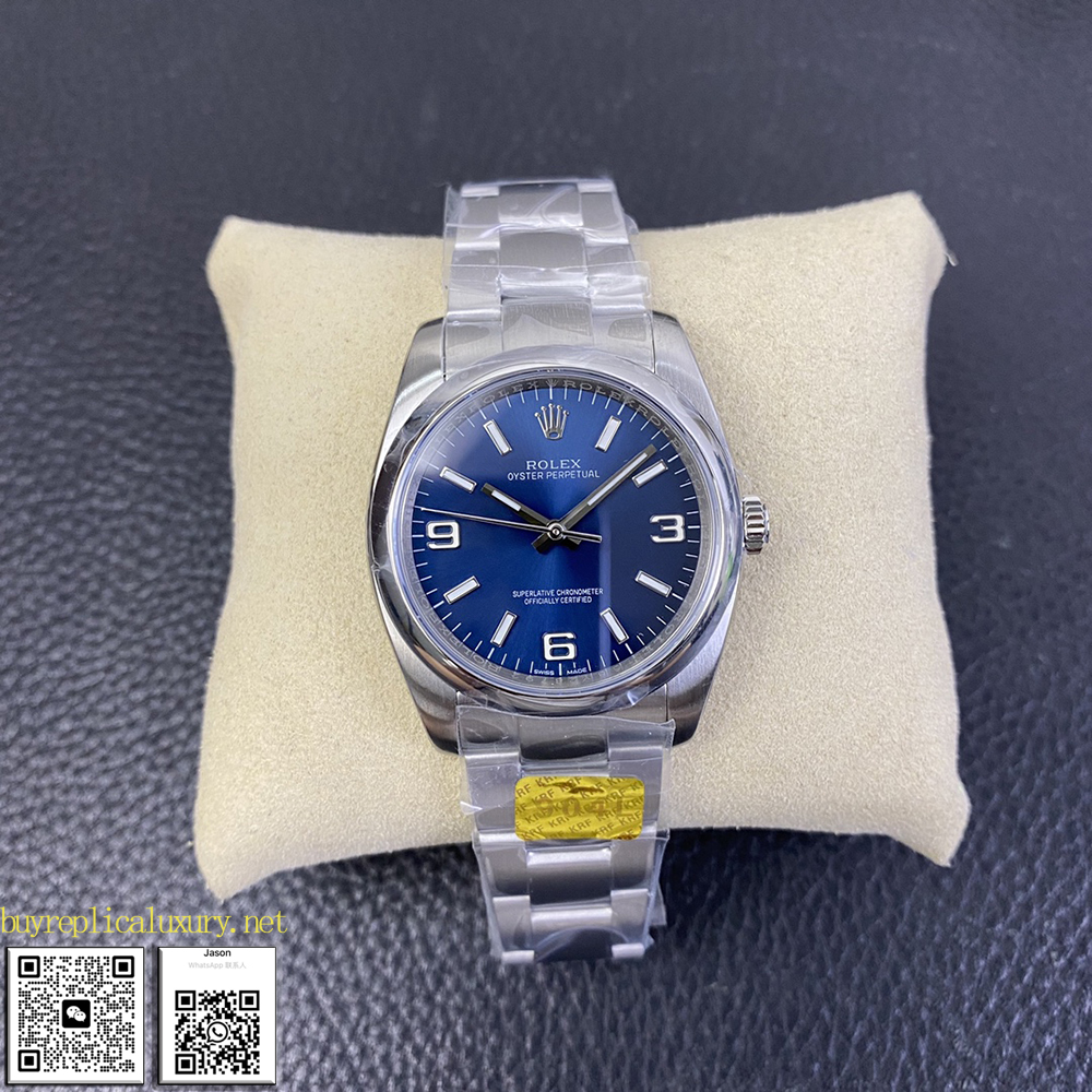 Discontinued Rolex Oyster Perpetual Blue Dial