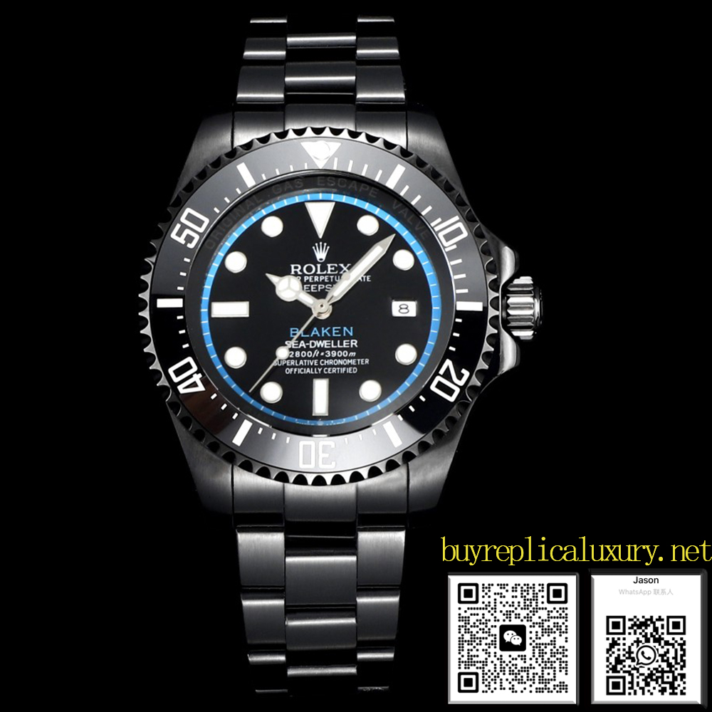 Rolex Sea-Dweller en noir et blanc