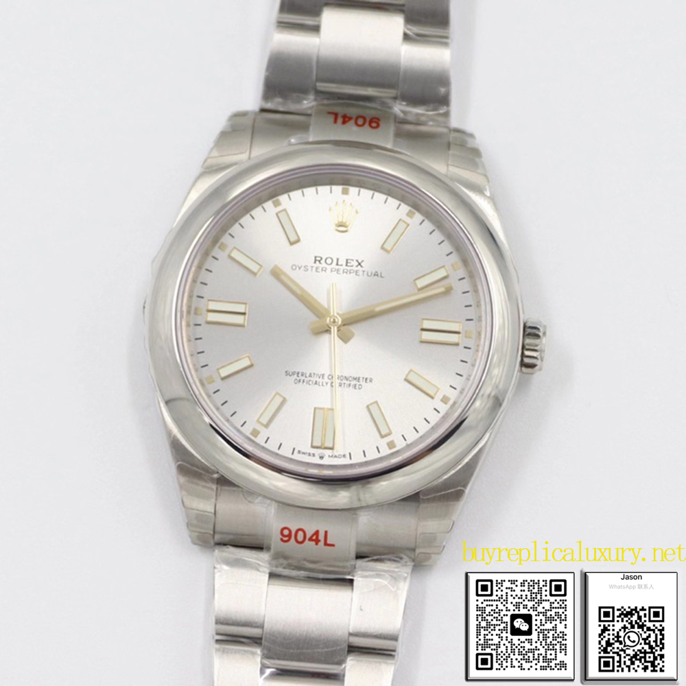 Rolex Oyster Perpetual in stainless steel
