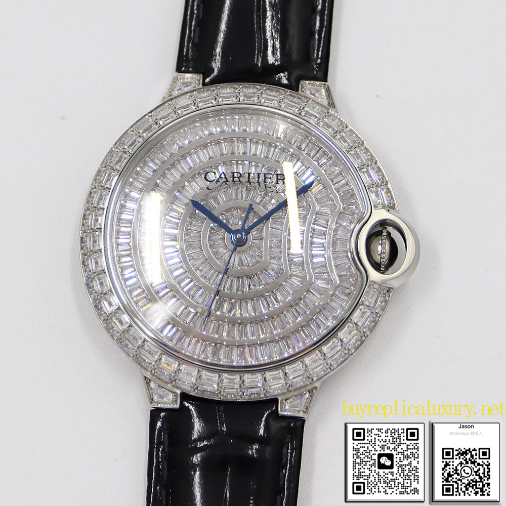 Cartier Ballon Bleu Square Diamond Starry Sky Watch
