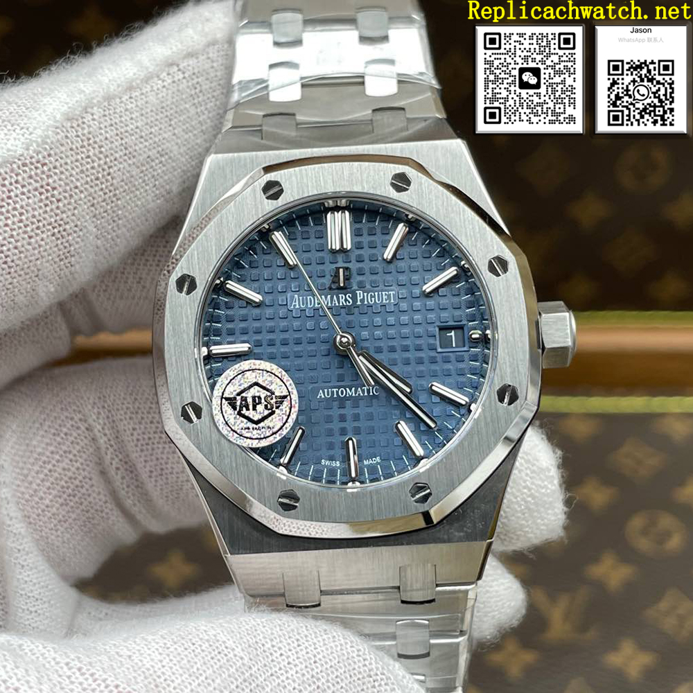 Royal Oak Automatic Men's Watch Blue Dial Stainless Steel