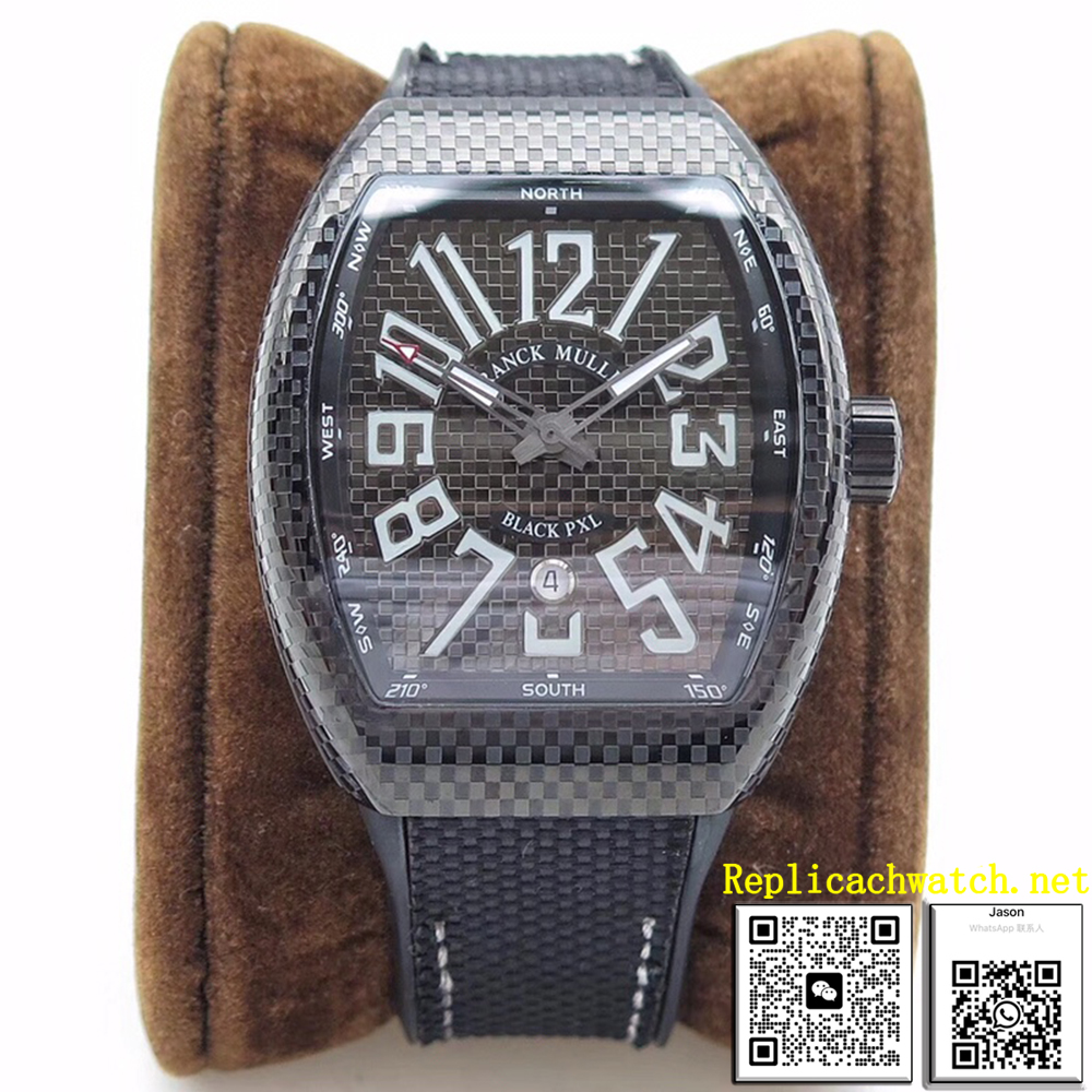 Franck Muller Watch VANGUARD Automatic Black Dial Titanium