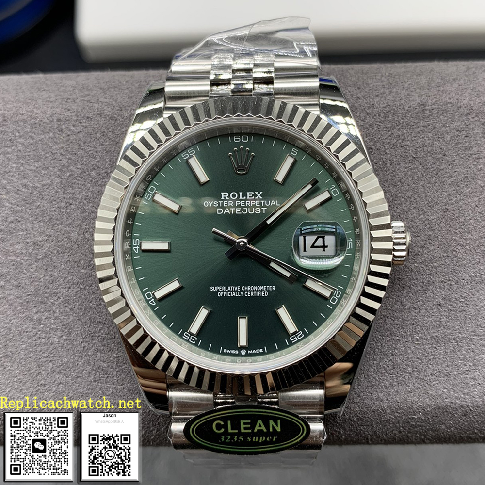 Rolex Datejust 41 Ref 126334 Green Jubilee