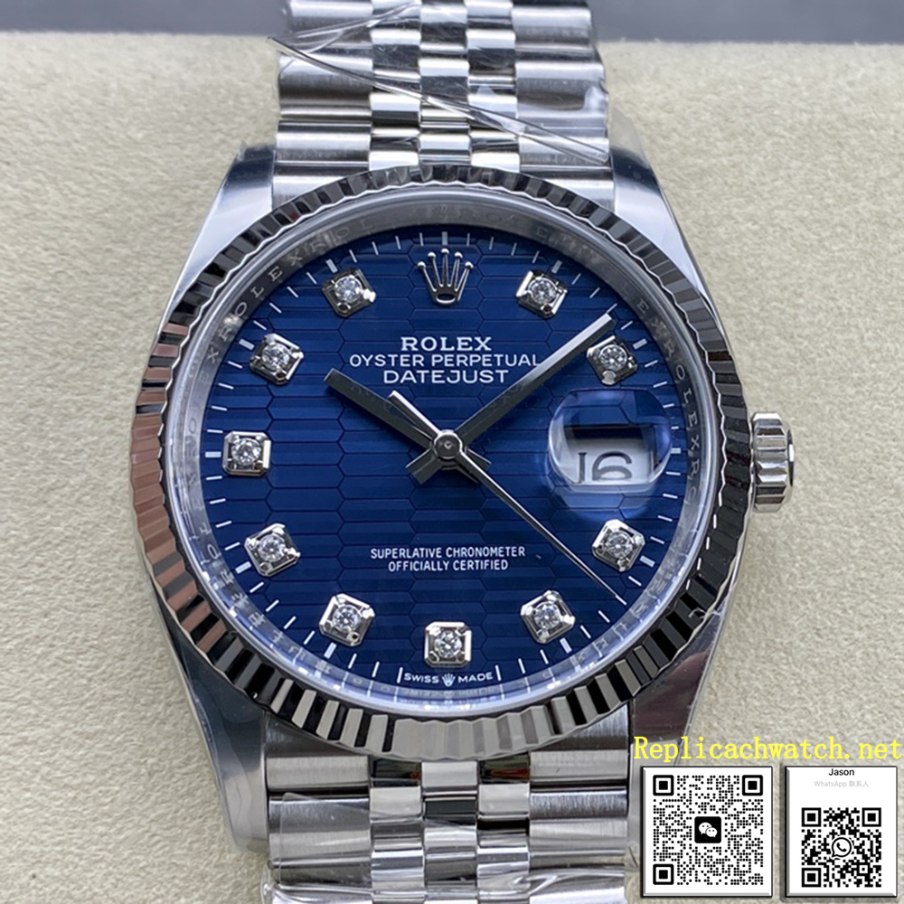 롤렉스 데이트 저스트 시계 126234 36 블루 모티브 다이아몬드 다이얼 a-복제 롤렉스|가짜 롤렉스|최고의 롤렉스 시계 공장 롤렉스 데이트저스트 시계 126234 36 블루 모티브 다이아몬드 다이얼