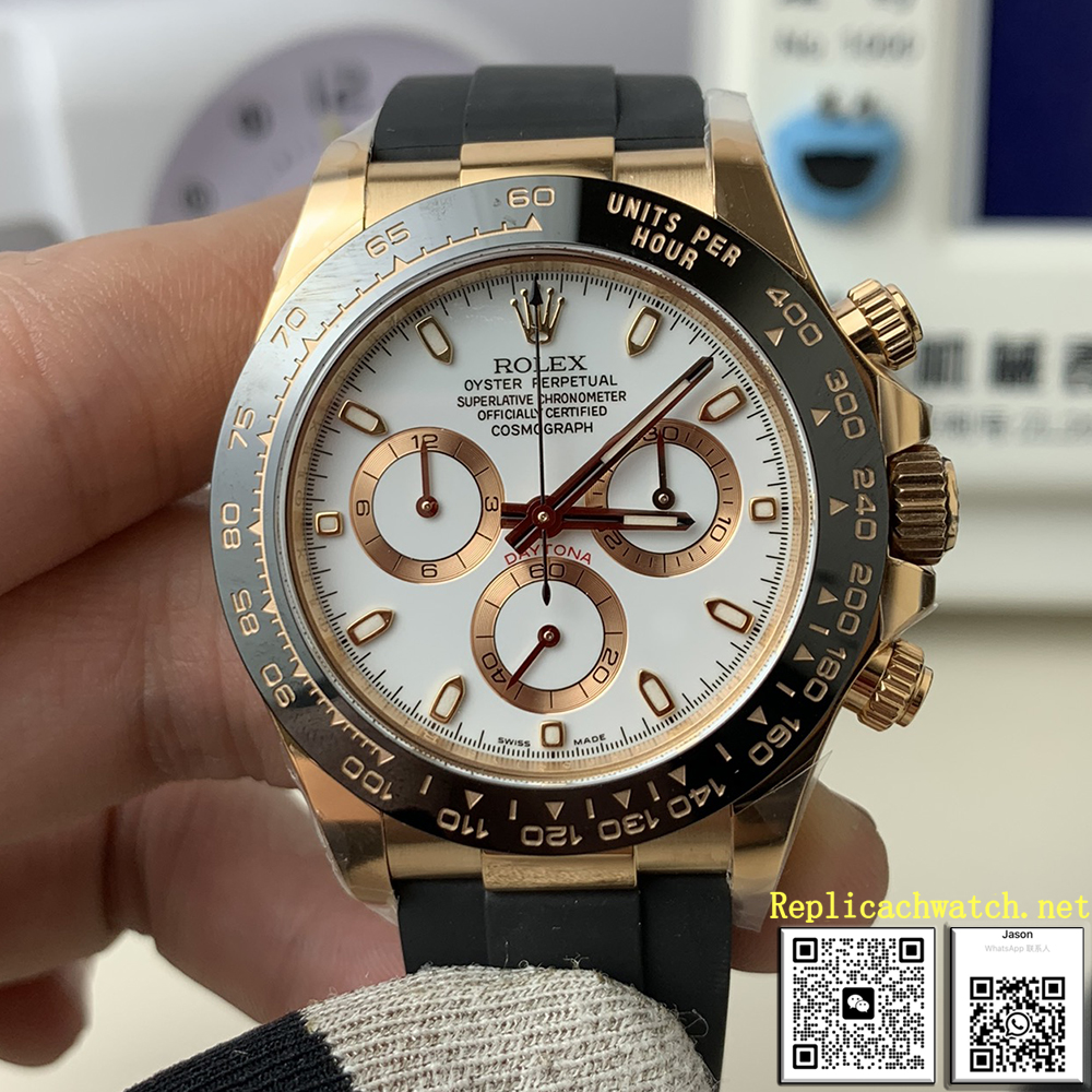 Rolex Daytona Watch 116515LN Rose Gold Ivory Dial