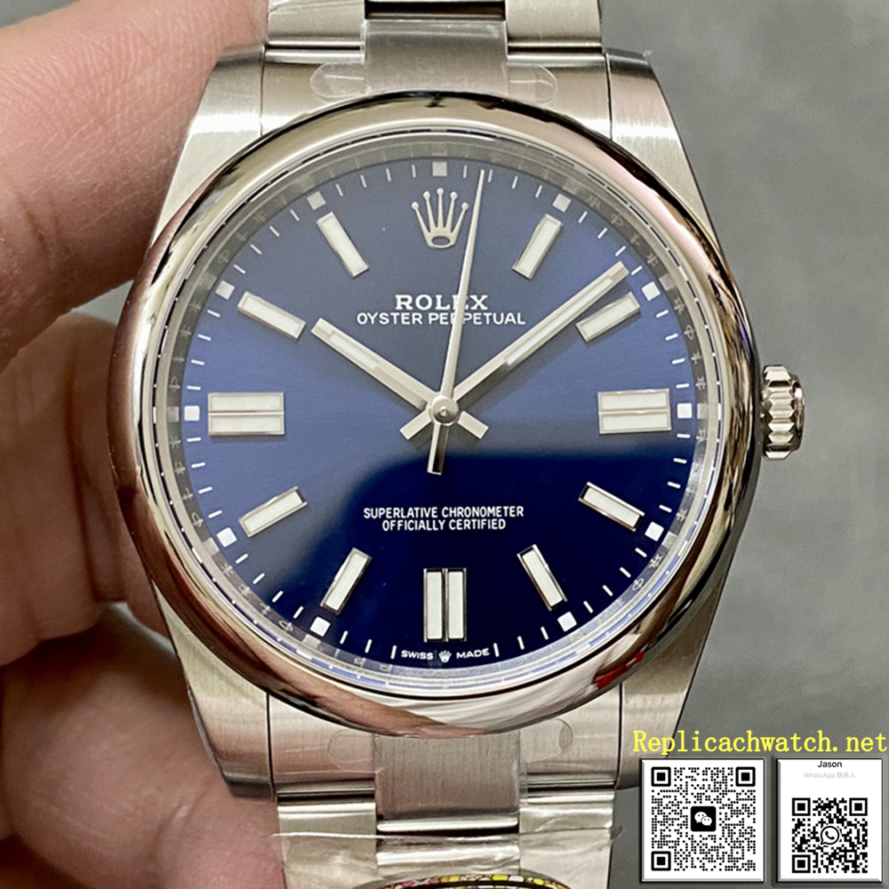 Rolex Oyster Perpetual Watch 41mm Blue Dial 124300 a - Replica Rolex|Fake Rolex|the best rolex watch factory Rolex Oyster Perpetual Watch 41mm Blue Dial 124300