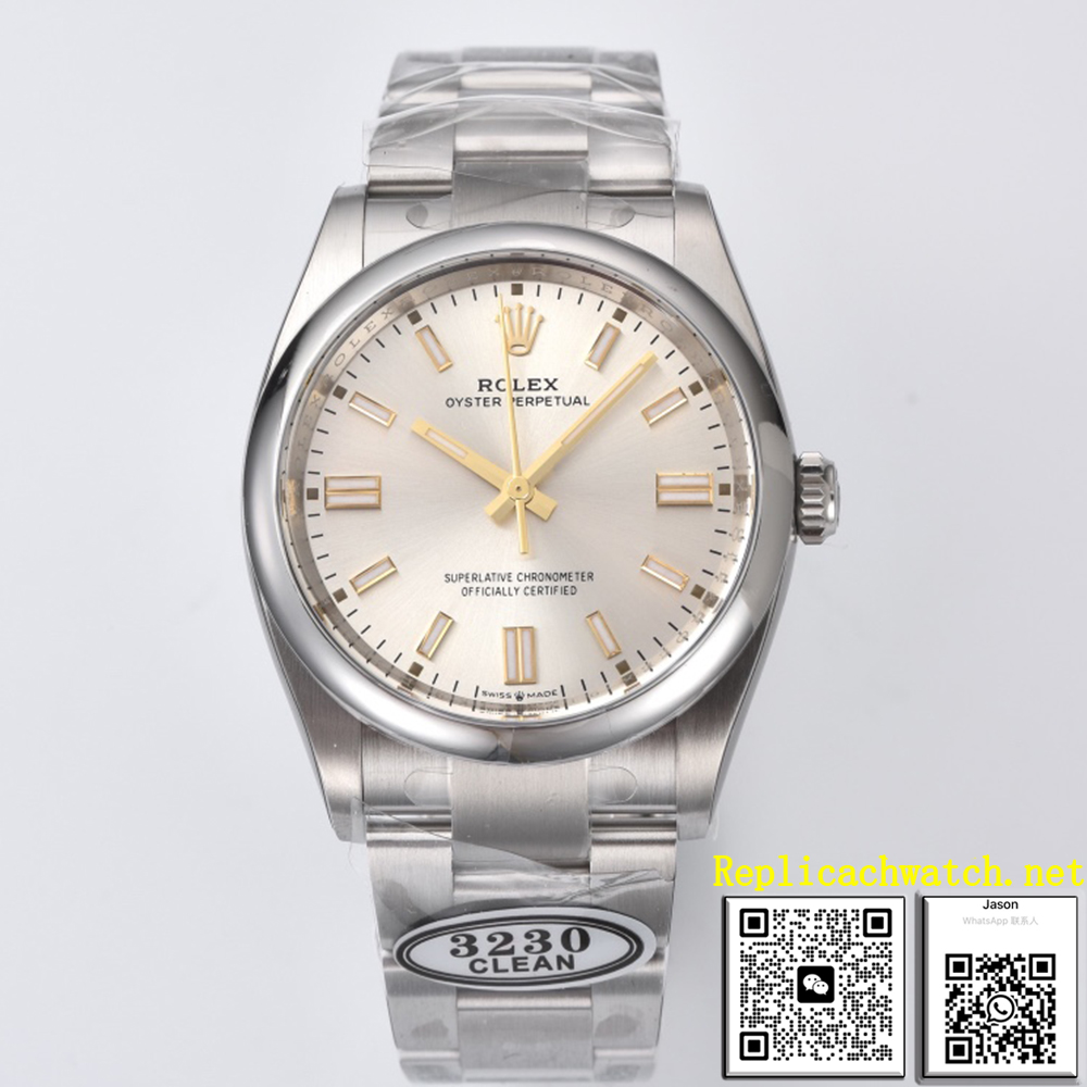 Rolex Oyster Perpetual Watch Steel Silver Dial 36mm 126000-0001 a - Replica Rolex|Fake Rolex|the best rolex watch factory Rolex Oyster Perpetual Uhr Stahl Silber Zifferblatt 36mm 126000-0001